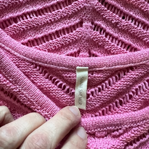 Shani Shemer Swimwear Retrofete Designer Kate Crochet Knit Midi Dress Barbie - Picture 17 of 17